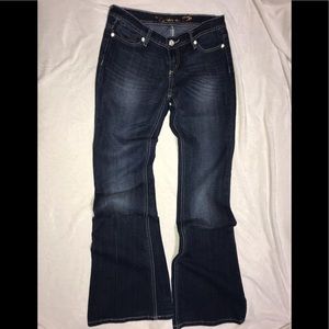 Seven7 Medium Washed Flare Jeans